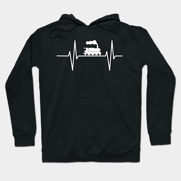 Train Heartbeat Hoodie by Mamon